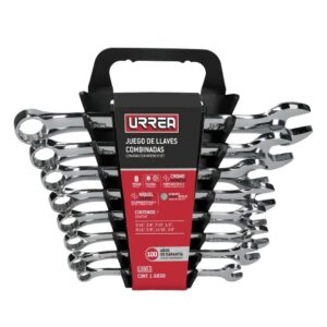 Juego de llaves combinadas pulido espejo en pulgadas de 5/16" a 3/4"