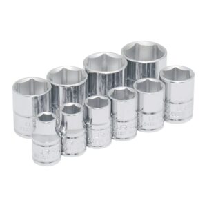 Juego de dados cuadro de 3/8", de 3/16" a 9/16"