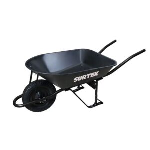 Carretilla reforzada con bastidor metálico 5.5 Ft3 llanta imponchable de poliuretano