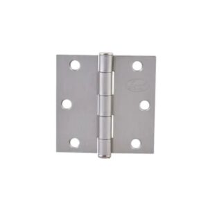 Bisagra cuadrada perno sueltode acero níquel satinado 3.5" x 3.5"