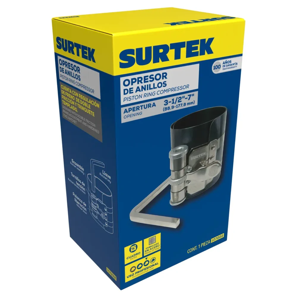Opresor de anillos para motor de gasolina 3-1/2" a 7" - Imagen 2