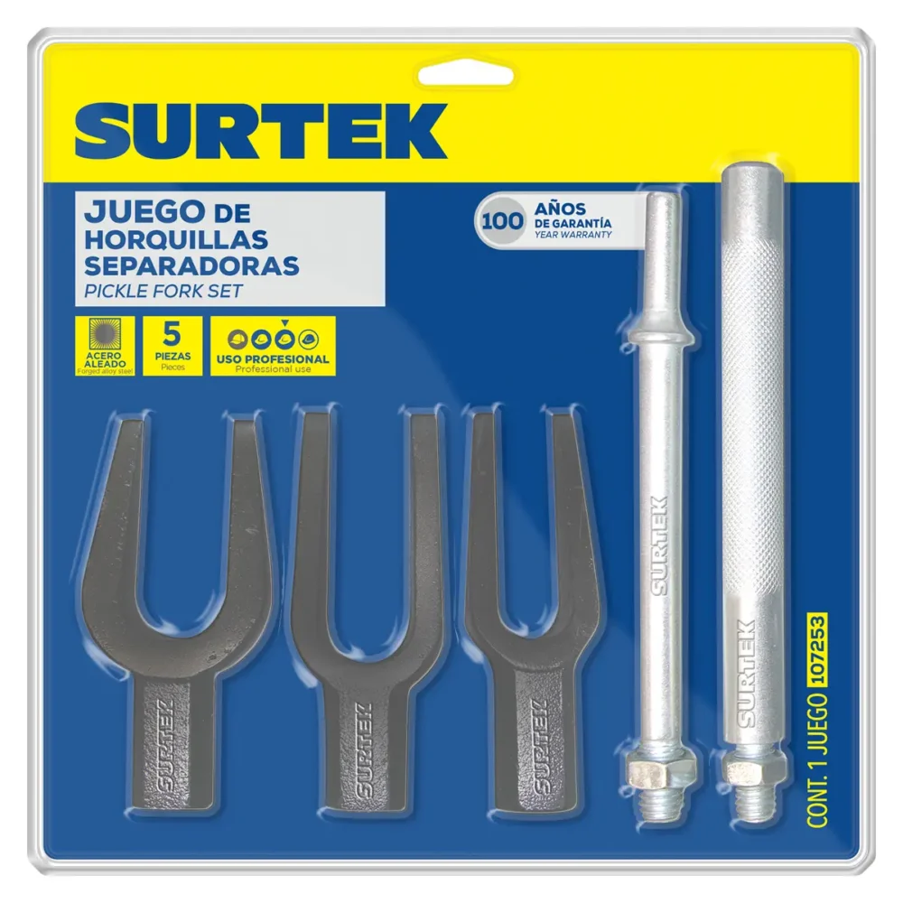 Juego de horquillas, separadores y accesorios, 5 piezas - Imagen 2