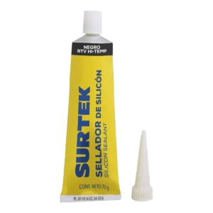 Silicón para alta temperatura, color negro en tubo, 85 gr