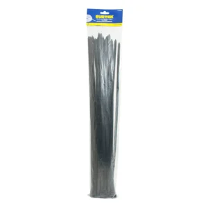 Cinchos plásticos 203 x 4.6 mm, tensión 22 Kg de 50 piezas, color negro