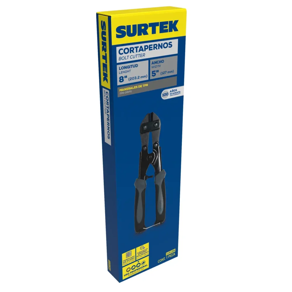 Cortapernos con mangos tubulares con grip 8" - Imagen 2