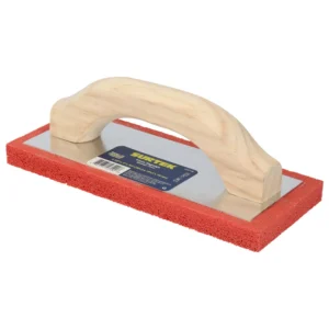 Flota de esponja acabado áspero con mango de madera 9-1/2" x 4" x 3/4"