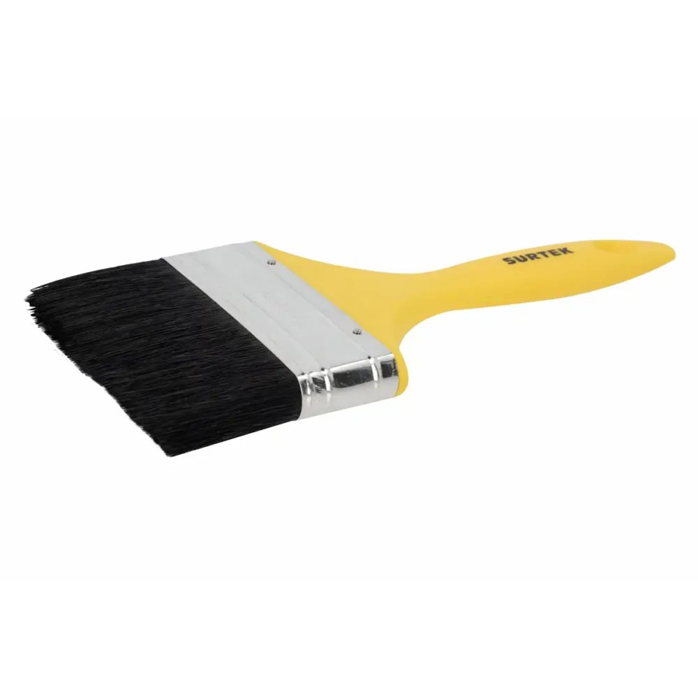 Brocha de cerdas naturales con mango plástico 4" x 47 mm, grosor de cerda 15 mm