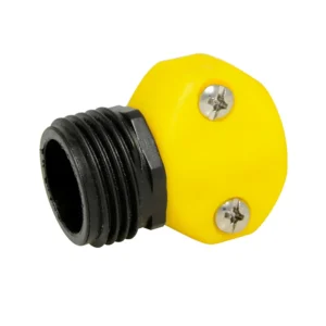 Conector para manguera de riego plástico, 1/2" macho