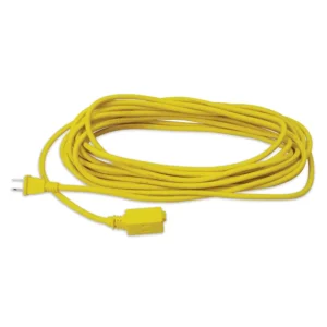 Extensión eléctrica uso rudo polarizada color amarillo, 20 m