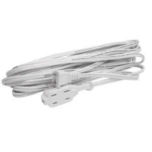 Extensión eléctrica domésticacolor blanco, 3 m