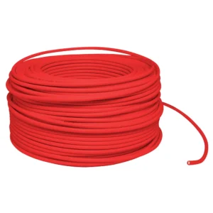 Cable eléctrico THW calibre 10, 100 m color rojo, 3750 W