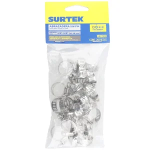 Abrazadera mini sin fin de acero inoxidable de 3/8" a 5/8"