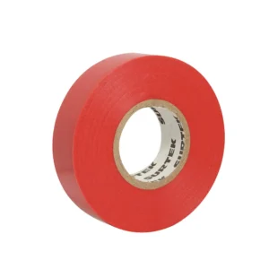 Cinta roja para aislar 19 mm x 18 m