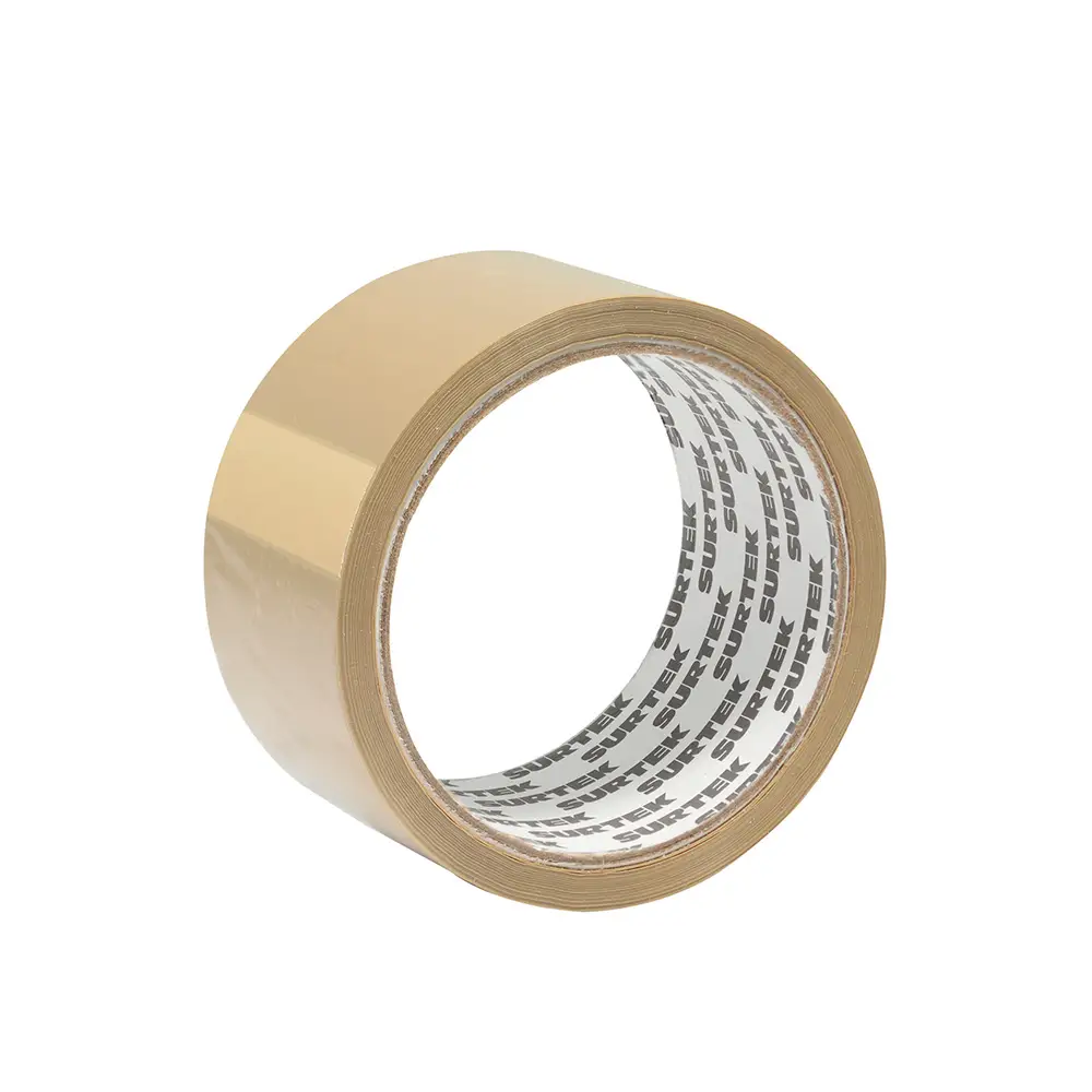 Cinta canela hot melt para empacar, 48 mm x 50 m