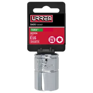 Dado Torx hembra cuadro de 1/2", E16