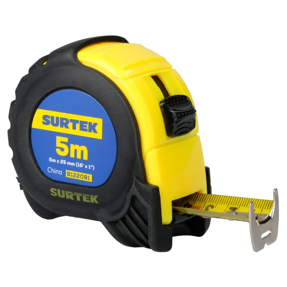 Flexómetro con carcasa anti-impacto 5 m 25 mm