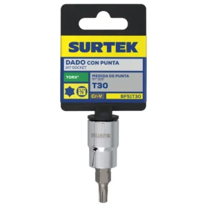 Dado con punta Torx cuadro de3/8", T30