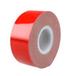 Cinta gris doble cara, 25 mm x 2 m, en blíster