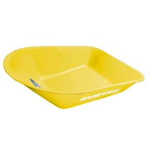 Concha de acero para carretilla herraje tipo americano 4.5 Ft3, amarilla