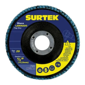 Disco laminado tipo 29 grano 60, 4-1/2"