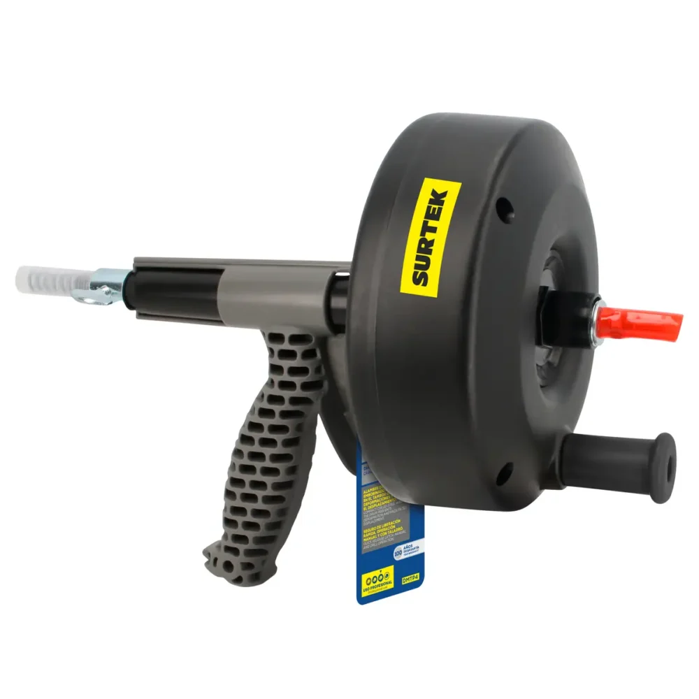 Destapacaños manual tipo pistola para taladro 4.5 m