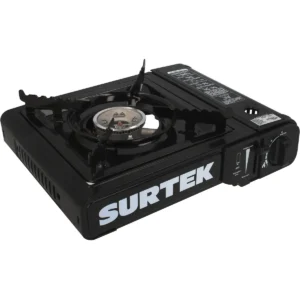 Estufa portátil de gas, con encendido electrónico para lata válvula 1/4 de vuelta