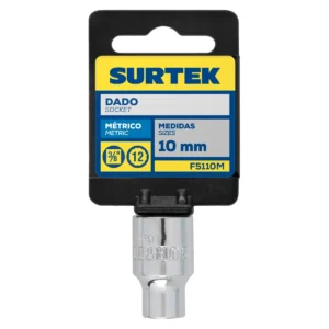 Dado cuadro de 3/8", 12 puntas, métrico, 10 mm