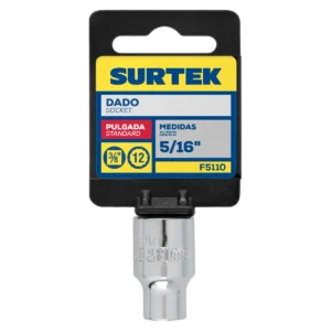 Dado cuadro de 3/8", 12 puntas, en pulgadas, 5/16"