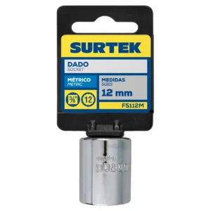 Dado cuadro de 3/8", 12 puntas, métrico, 12 mm