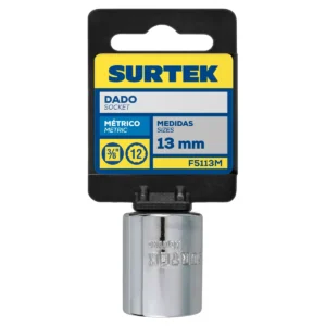 Dado cuadro de 3/8", 12 puntas, métrico, 13 mm