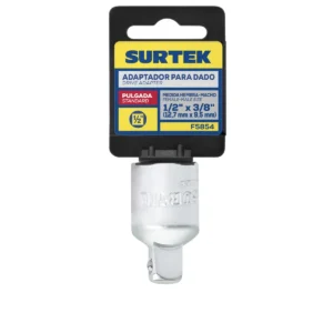 Adaptador para dado cuadro de1/2" hembra a 3/8" macho