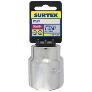 Dado cuadro de 3/4", 6 puntas, en pulgadas, 1-1/4"