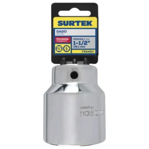 Dado cuadro de 3/4", 6 puntas, en pulgadas 1-1/2"