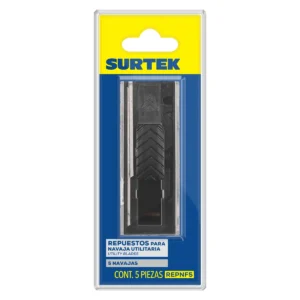 Repuesto de navajas utilitarias retráctiles, 5 piezas