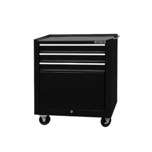 Gabinete móvil con 4 gavetas color negro 27"