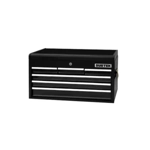 Gabinete superior color negro 6 gavetas 26"