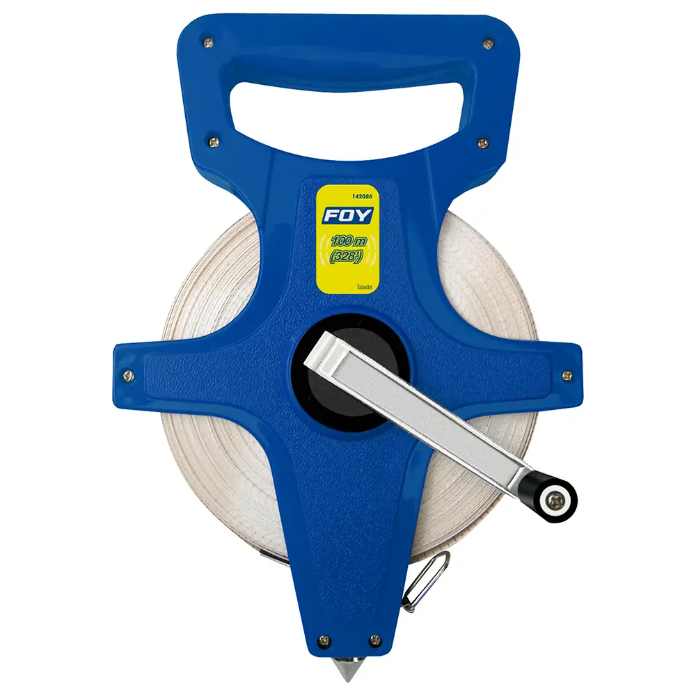 Cinta larga de fibra de vidrio, tipo cruceta, 100 m