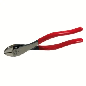 Pinza para electricista con mango rubber grip corte lateral de 8"
