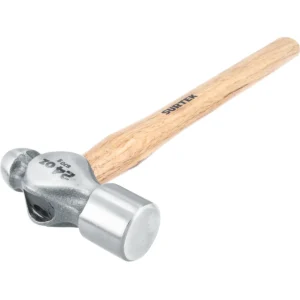 Martillo de bola pulido con mango de madera 16", 24 oz