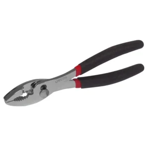 Pinza para mecánico con mango rubber grip y botón de ajuste de 6-3/8"