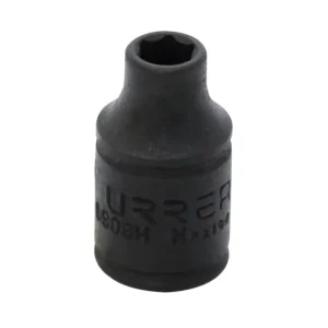 Dado de impacto cuadro de 1/4", 6 puntas, en pulgadas, 3/16"