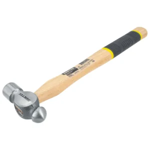 Martillo de bola pulido con mango de madera con grip de 12-13/64", 12 oz