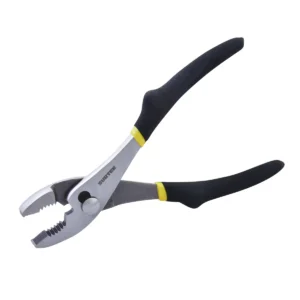 Pinza para mecánico con mango de vinil y botón de ajuste de 8"