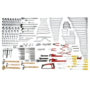 Juego maestro industrial en pulgadas 269 piezas, sin gabinete