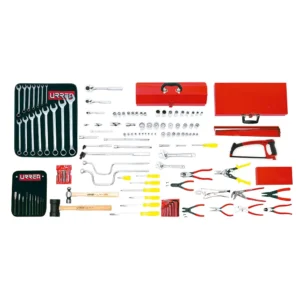 Juego básico industrial en pulgadas 124 piezas