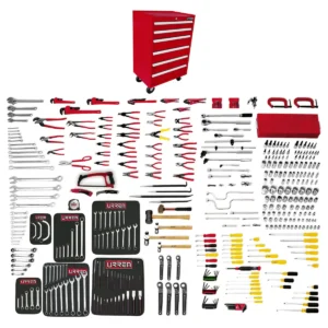 Juego maestro industrial combinado 398 piezas, con gabinete EX27M6