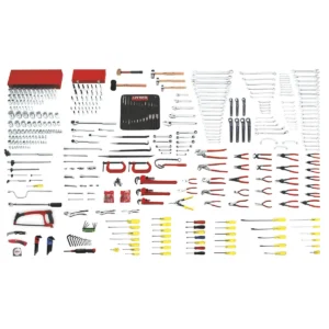 Juego maestro industrial combinado 439 piezas, sin gabinete