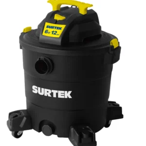 Aspiradora de plástico 12 galones, 6 HP 120 V