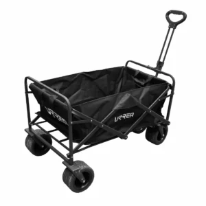 Carrito plegable multiusos color negro 84 cm x 50 cm x 97.5 cm