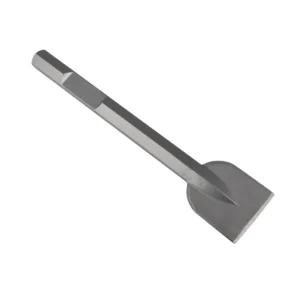 Cincel corta frío para martillos demoledores plano ancho HEX 28 mm x 520 mm